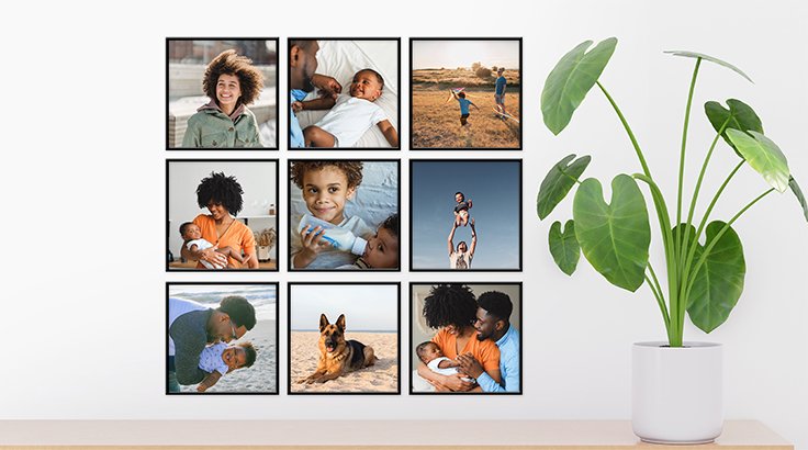 Magnetic TilePix. TilePix are a simple way to hang your favorite memories.