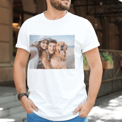 Our Premium White T-shirt is machine washable and crafted from 100% cotton.