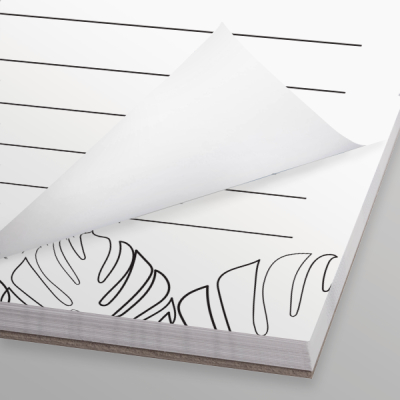 Fun and Functional. With a chipboard backing and magnet, our notepads are handy to keep on your fridge or file cabinet.