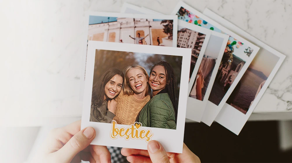 Turn your best phone pics into retro-style prints! Our 4x5.3, 4x4 and 5x5 retro prints are perfect for those special memories. Available for same-day pick up at any Walgreens store.
