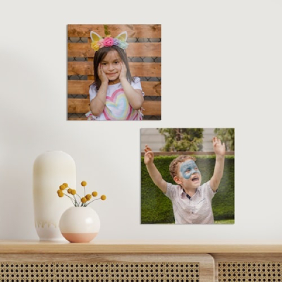 Peel, stick & change. The stick-and-slide system used on TilePix allows you to easily swap and change your photos.
