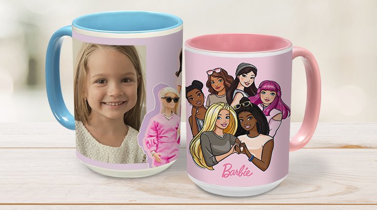 You can be anything, with Barbie™ Mugs! Select from our variety of licensed designs and colors to create the ideal gift.