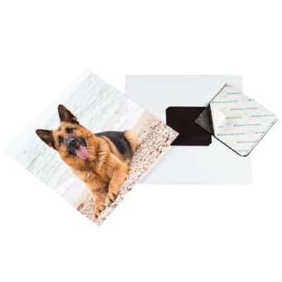 Peel, stick & change. The stick-and-slide system used on TilePix allows you to easily swap and change your photos.