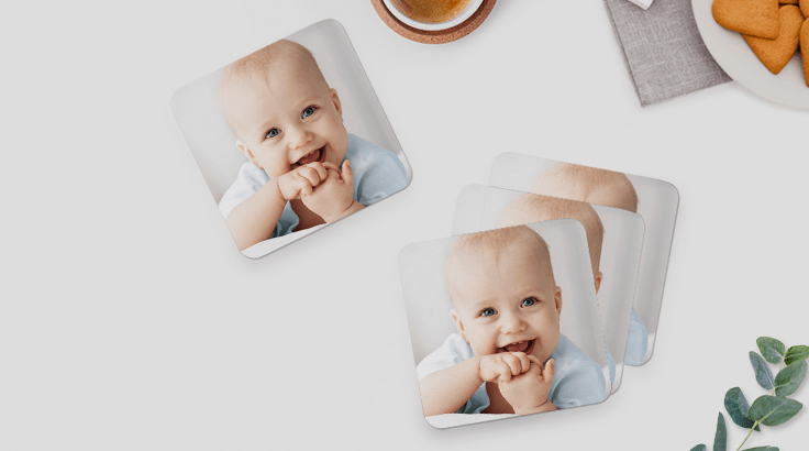 Custom Photo Coasters